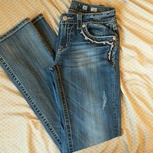 Miss Me Sequin Boot Cut Jeans